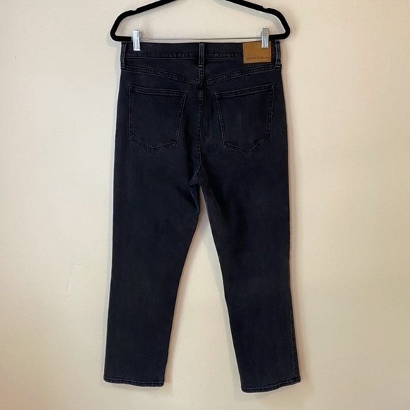 Aritzia Denim Forum Arlo High Rise Straight Jeans Black Size 30 - Picture 3 of 7